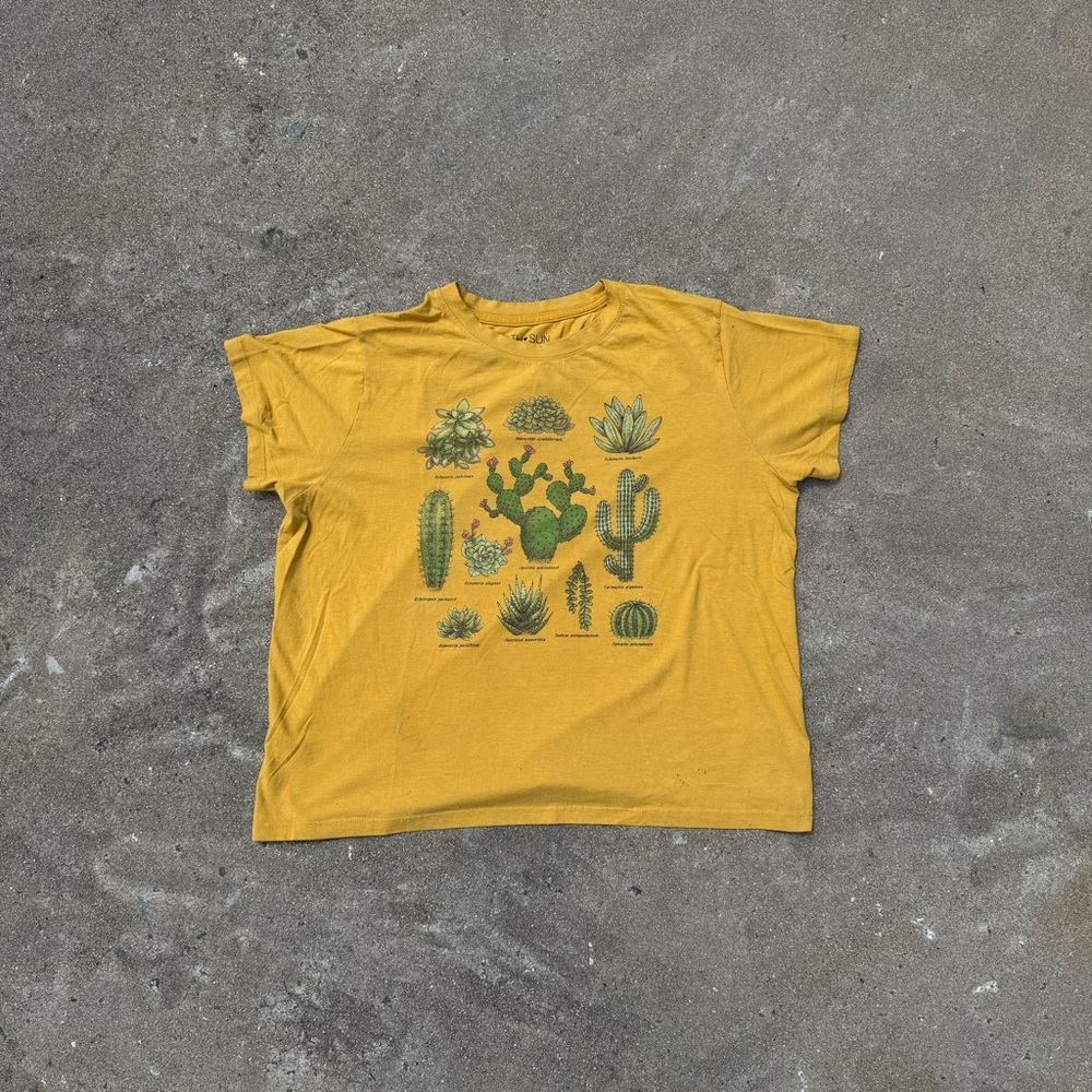 Yellow Graphic Tee